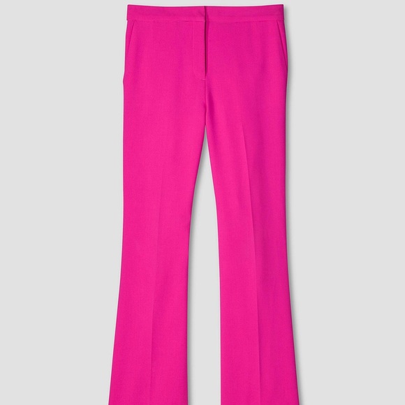 Victoria Beckham Women’s Fuchsia Flared Trousers - Picture 4 of 6